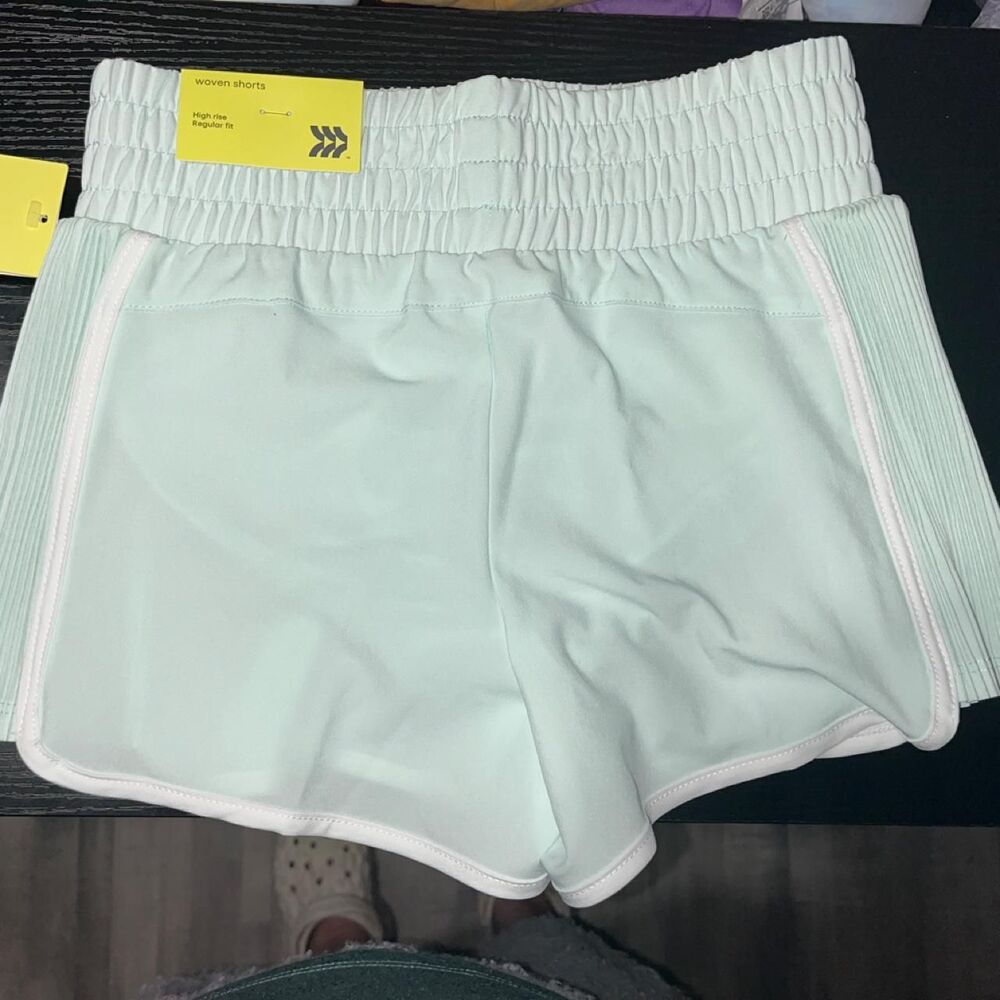 All-in-motion girls Green and Blue Shorts